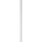 Ekena Millwork Fluted PVC Pilaster w/Decorative Capital & Base, 7"W x 108"H x 2"P PILP07X108FL02-2 - alternate 5